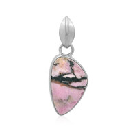 Sulavesi Rhodonite Silver Pendant (Bali Barong)