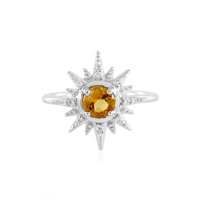 Citrine Silver Ring