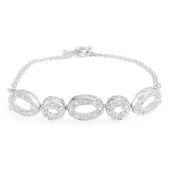 Zircon Silver Bracelet