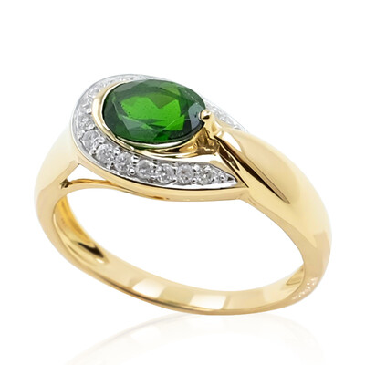 Russian diopside gold rings store