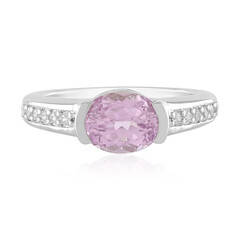 Kunzite Silver Ring