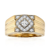 9K SI1 (G) Diamond Gold Ring