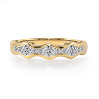 18K IF (D) Diamond Gold Ring