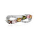 Fancy Tourmaline Silver Ring