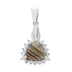 Botswana Agate Silver Pendant