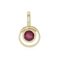 9K Madagascar Ruby Gold Pendant