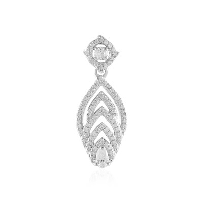 Zircon Silver Pendant