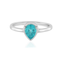 Blue Apatite Silver Ring