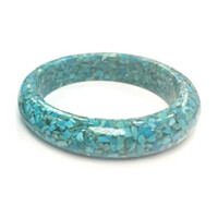 Turquoise Mosaic other Bangle (Dallas Prince Designs)