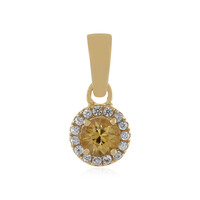 9K Yellow Zircon Gold Pendant (Adela Gold)