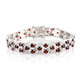 Mozambique Garnet Silver Bracelet