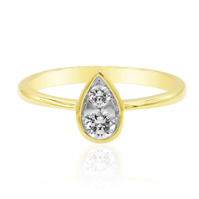 9K SI1 (G) Diamond Gold Ring (Annette)