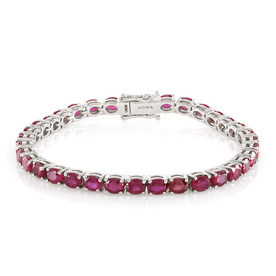 Madagascar Ruby Silver Bracelet