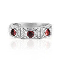 Mozambique Garnet Silver Ring