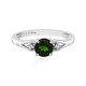 Russian Diopside Silver Ring