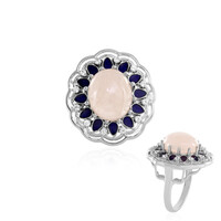 Morganite Silver Ring