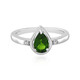 Russian Diopside Silver Ring