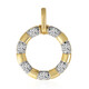 9K SI1 (G) Diamond Gold Pendant (Annette)