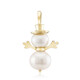 White Freshwater Pearl Silver Pendant (TPC)