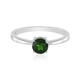 Russian Diopside Silver Ring