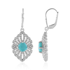 Turquoise Silver Earrings