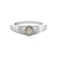 White Topaz Silver Ring