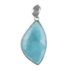 Larimar Silver Pendant