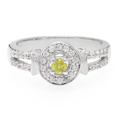 Sphene Silver Ring