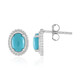 Turquoise Silver Earrings