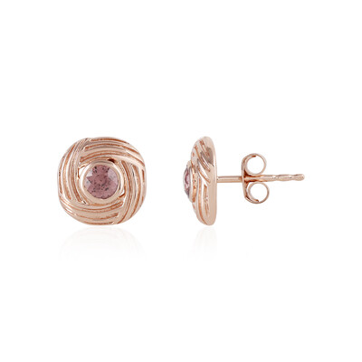 Pink Zircon Silver Earrings (SAELOCANA)