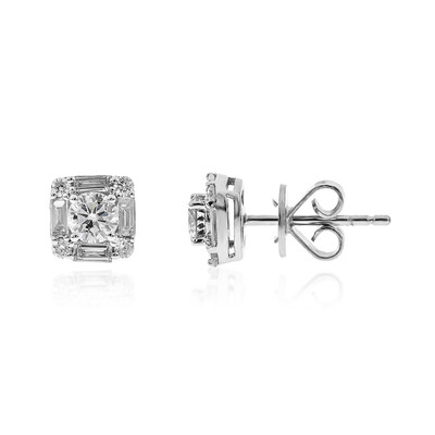 18K SI2 (H) Diamond Gold Earrings (CIRARI)