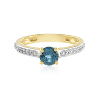 London Blue Topaz Silver Ring