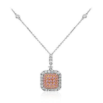 14K I1 Pink Diamond Gold Necklace (CIRARI)