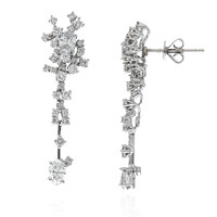 18K SI1 (H) Diamond Gold Earrings (CIRARI)