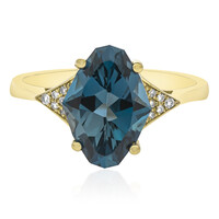 14K London Blue Topaz Gold Ring