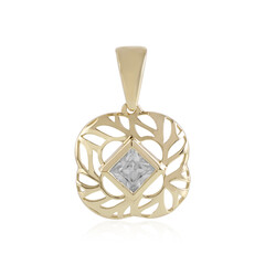 9K Zircon Gold Pendant (Ornaments by de Melo)