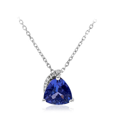 10K AAA Tanzanite Gold Necklace