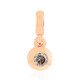 9K SI1 Argyle Rose De France Diamond Gold Pendant (Annette)