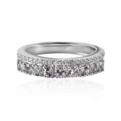 Ouro Preto Pink Topaz Silver Ring