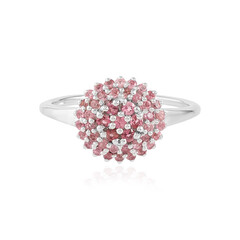 Brazilian Pink Tourmaline Silver Ring