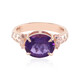 Siberian Amethyst Silver Ring