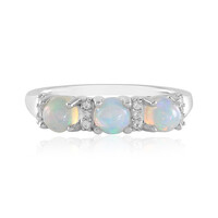 Welo Opal Silver Ring