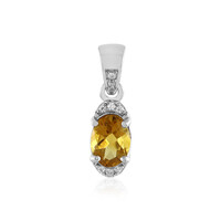 Citrine Silver Pendant