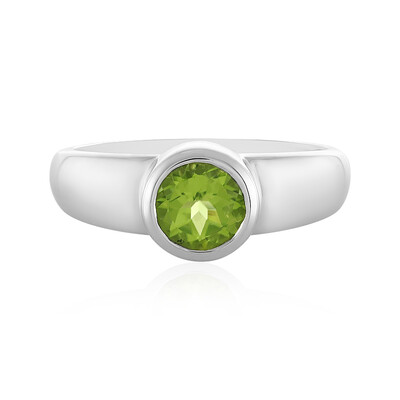 Peridot Silver Ring