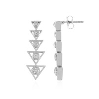 Zircon Silver Earrings