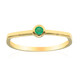 9K Muzo Colombian Emerald Gold Ring (de Melo)