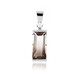 Bi Colour Quartz Silver Pendant