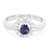 Ceylon Iolite Silver Ring