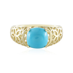 9K Sleeping Beauty Turquoise Gold Ring (Ornaments by de Melo)