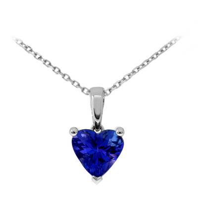 10K AAA Tanzanite Gold Necklace